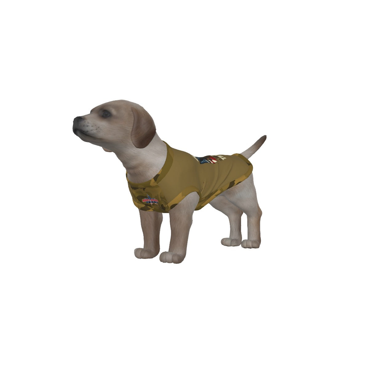 German Shepard- Tan W/ Camo- My Owner Is Armed- Puppy Tank Top